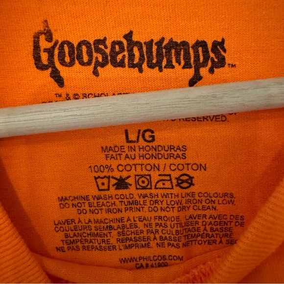 Authentic, Licensed R.L. Stein Goosebumps “if looks could kill…” Men’s T-Shirt - Picture 4 of 4